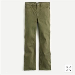 J Crew Garment Dyed Demi boot cut pants